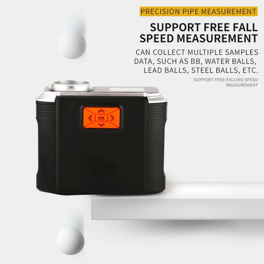 Pantalla LCD con cronógrafo para teléfono, conexión por aplicación Bluetooth, caída libre, BB, Paintball, Airsoft, equipo medidor de velocidad de disparo - imagen 5