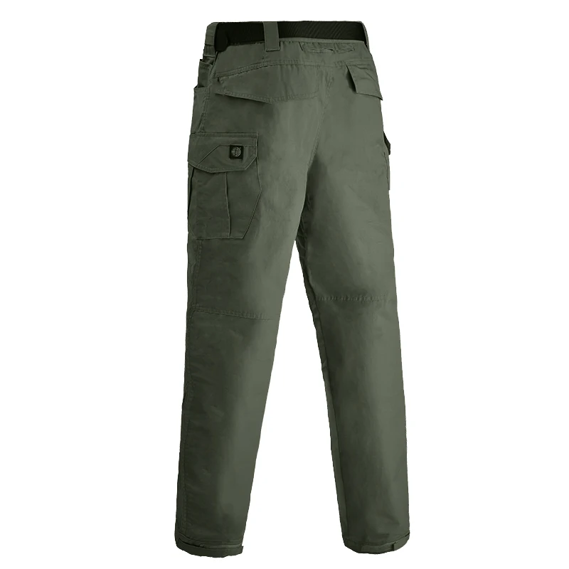 Pantalones tácticos para hombre, pantalones de senderismo al aire libre, pantalones deportivos de trabajo con múltiples bolsillos, pantalones de entrenamiento duraderos para acampar resistentes a los arañazos - imagen 3