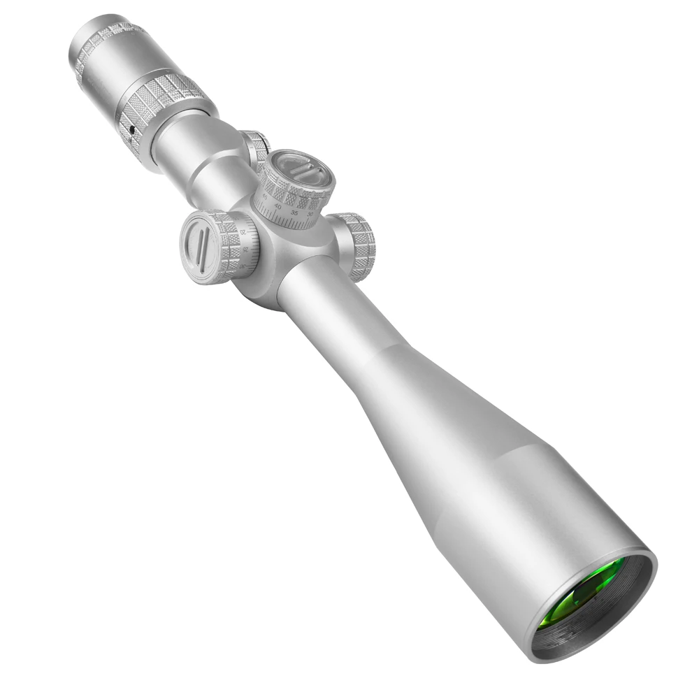 WestHunter-mira telescópica plateada para caza, visor óptico de primer plano Focal, R & G retícula de iluminación, WHI 4-16x50 FFP SFIR - imagen 4