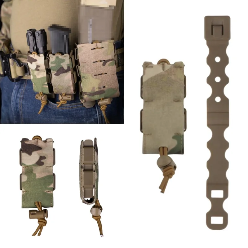 Funda pistola táctica extracción rápida MOLLE camuflaje