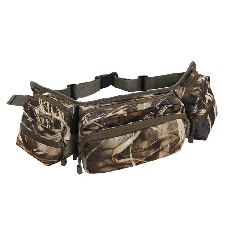 Bolsa de cintura táctica de camuflaje para fotografía de pesca al aire libre, bolsa deportiva para correr, montañismo, bolsillo de entrenamiento - imagen 2