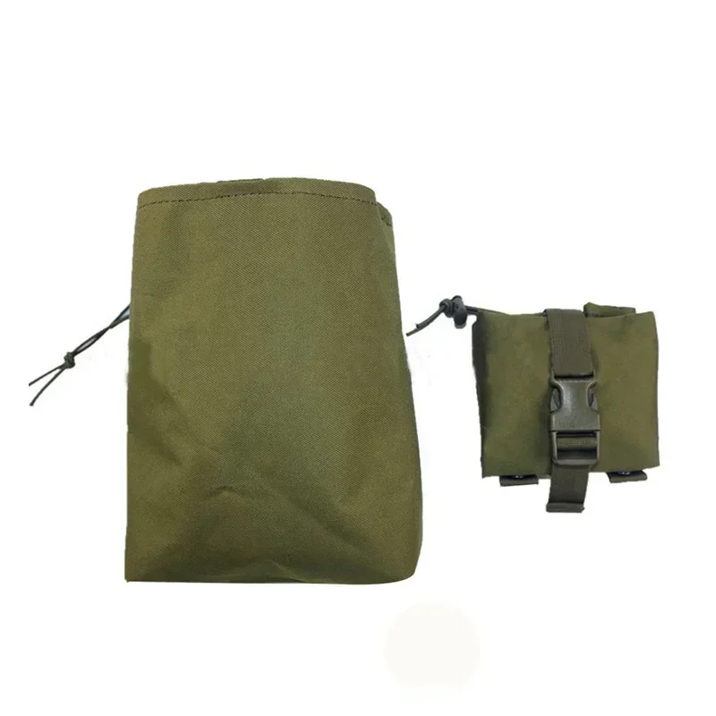 Bolsa de basura para revistas Molle plegable de gran capacidad con diseño de hebilla bolsa de almacenamiento específica para acampar al aire libre - imagen 5
