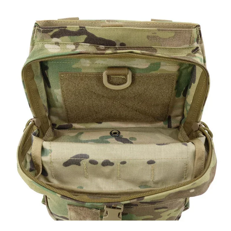 Mochila de hidratación táctica, bolsa Molle de asalto Multicam, chaleco de caza al aire libre, portador de placa trasera, equipo de bolsa de agua - imagen 5