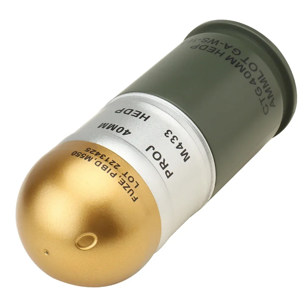 M433 40mm granadas simuladas 1:1 modelo Shell Mini caja de almacenamiento llave contenedor de artículos diversos decoración para Airsoft CS caza escritorio pantalla - imagen 4