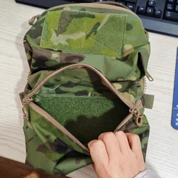 Bolso trasero táctico tipo chaleco con bolsillos de cremallera