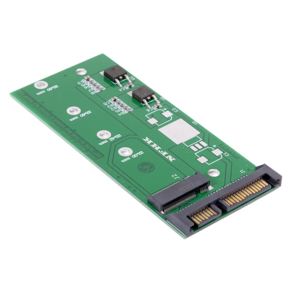 CY-carcasa de disco duro PCBA para E431, E531, X240S, Y410P, Y510P, M.2, NGFF, PCI-E, 2 carriles, SSD a 7mm, 2,5 ", SATA, 22 pines - imagen 4