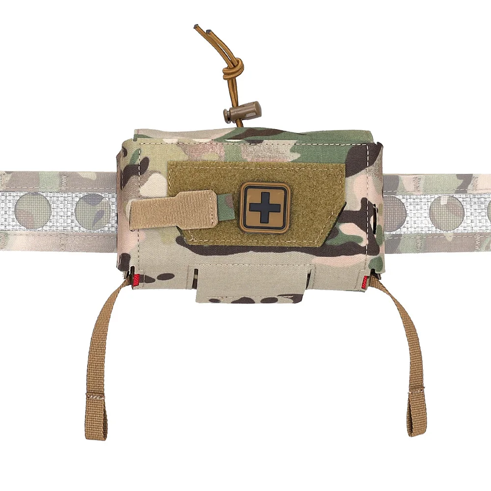Bolsa compacta para traumatismos V3, bolsa médica táctica Molle MD2, bolsa IFAK para Airsoft, portador de placa de caza, equipo de cinturón - imagen 3