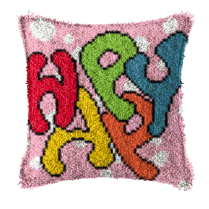 Kit de gancho de pestillo para costura, funda de almohada de cojín Kussen Knooppakket Knoopkussen, Kit de gancho de pestillo, Juego de paquete de almohada de nudo Diy - imagen 4