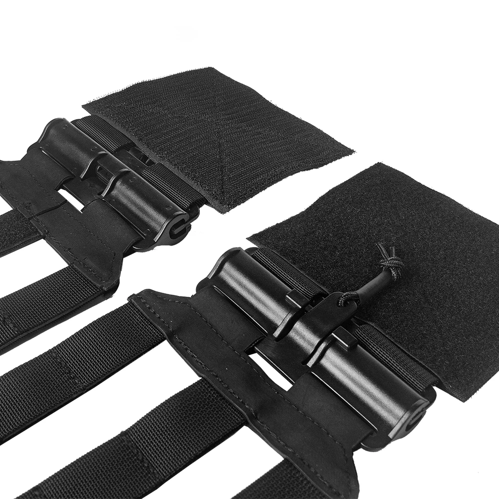 Faja táctica esquelética con hebilla de liberación rápida, Kit de 3 bandas para JPC 420 419 XPC, chaleco de caza, accesorios Airsoft de nailon - imagen 2