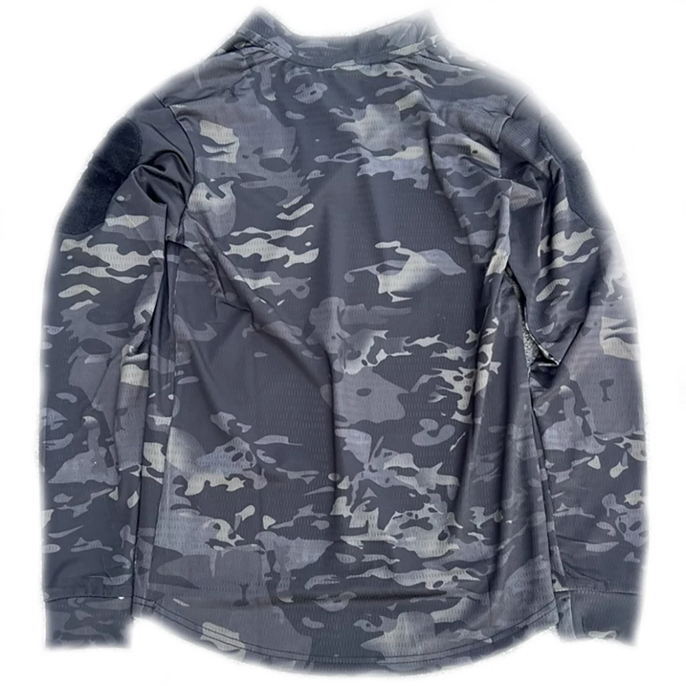 MCBK Camiseta táctica manga larga camuflaje nocturno seco rápido Ice-Cool - imagen 2