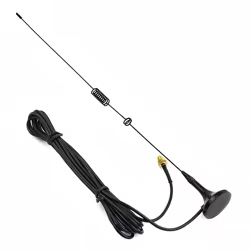 ABBREE UT-106UV antena montada en vehículo Frecuencia Dual VHF UHF SMA-conector macho de largo alcance para Radio aficionado Baofeng Quansheng