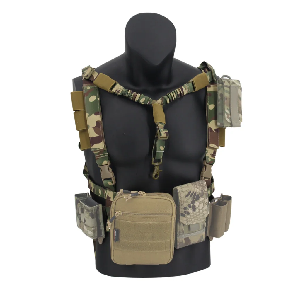 Chaleco táctico MOLLE modular ripstop con porta-cargadores - imagen 4