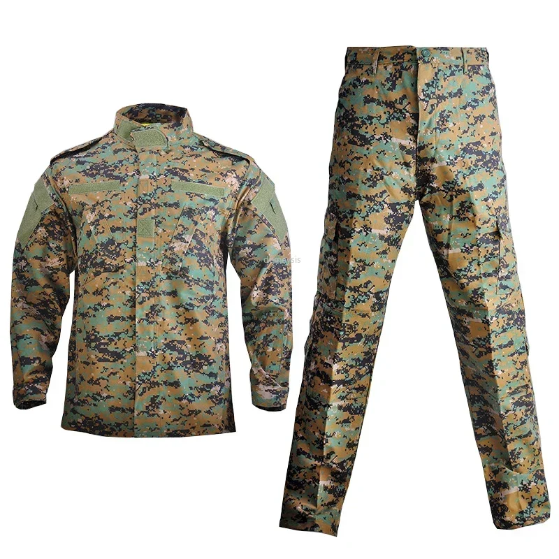 Uniforme táctico Airsoft Paintball Camo ropa Airsoft deporte combate caza camuflaje chaqueta + Pantalones hombres - imagen 5
