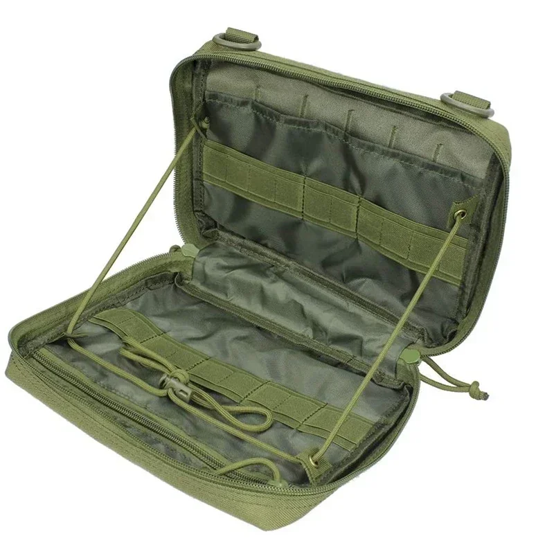 Bolsa táctica Molle EDC con correa para el hombro, bolsa para botiquín de primeros auxilios, bolsa médica, organizador de teléfono, bolsa de herramientas para equipo de caza - imagen 3