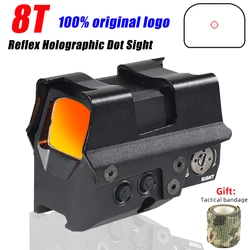 Mira réflex punto rojo solar 8T táctica compacta para rifle riel 20mm