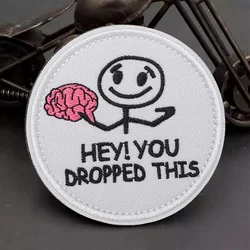 Parche táctico velcro cerebro caído – Insignia de moral militar