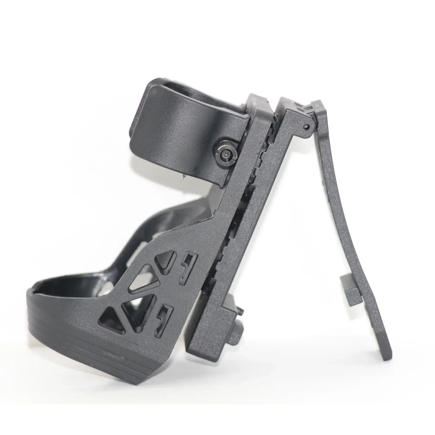 Estuche para linterna y sistema de bloqueo lateral de palanca, soporte giratorio para linterna, adecuado para accesorios Molle de 1 "-1,55"