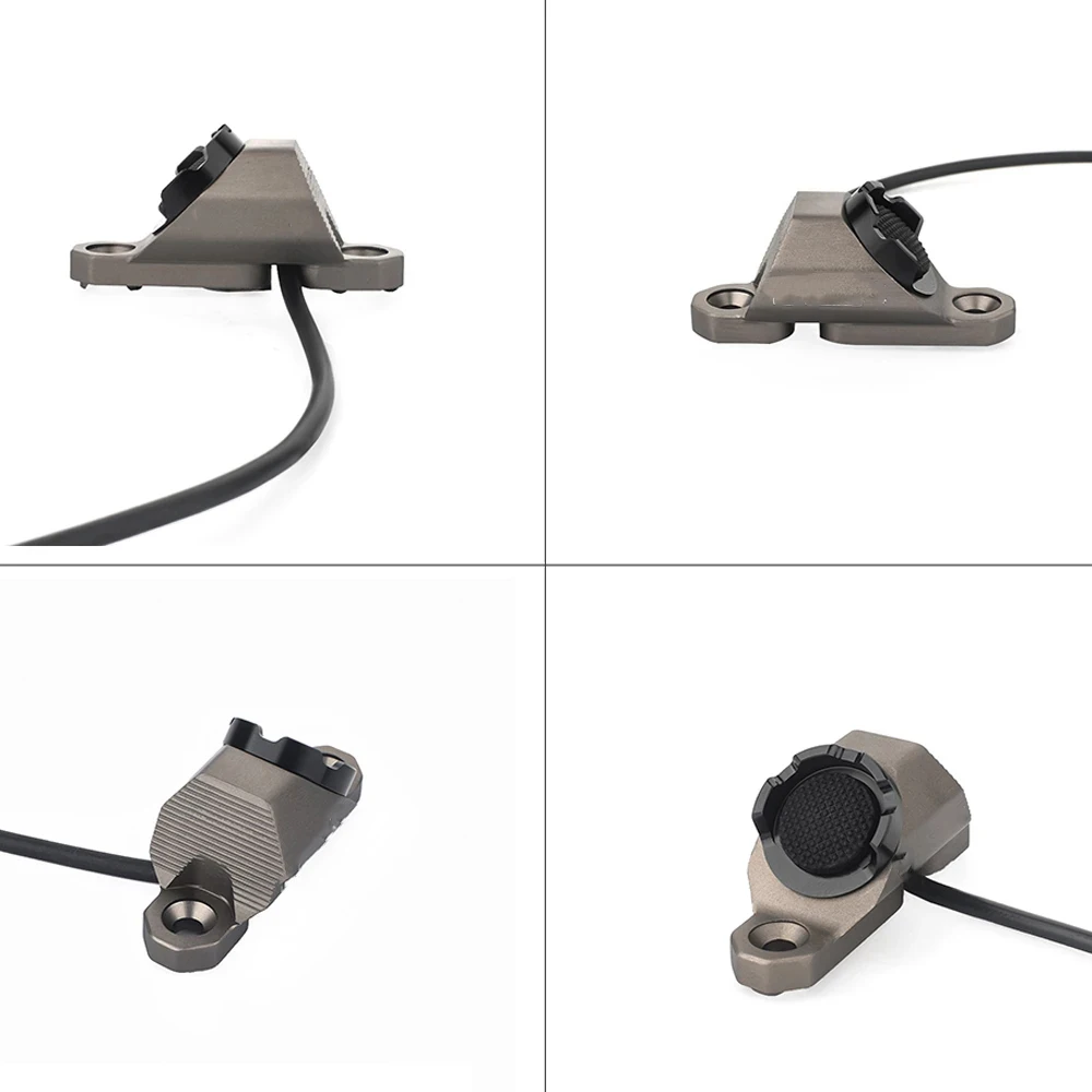 Botón táctico de presión remota para Airsoft, interruptor m-lok Keymod Rail SF M600 M300, linterna de arma para DBAL-A2 PEQ15Switch - imagen 3