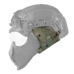 Wendy 3,0 casco táctico con riel guía y protección para airsoft, caza