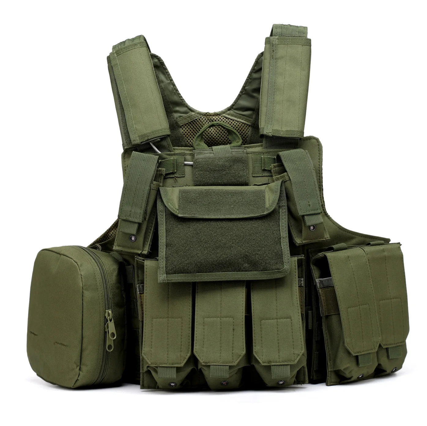 Chaleco táctico Airsoft Molle, portador de placa de asalto de combate, chaleco táctico CS, ropa para exteriores, chaleco de caza y Paintball