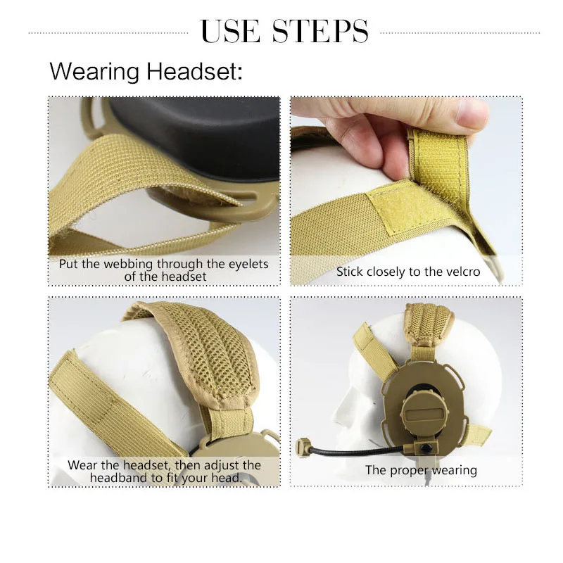 Auriculares Tácticos - Aplicación en campo