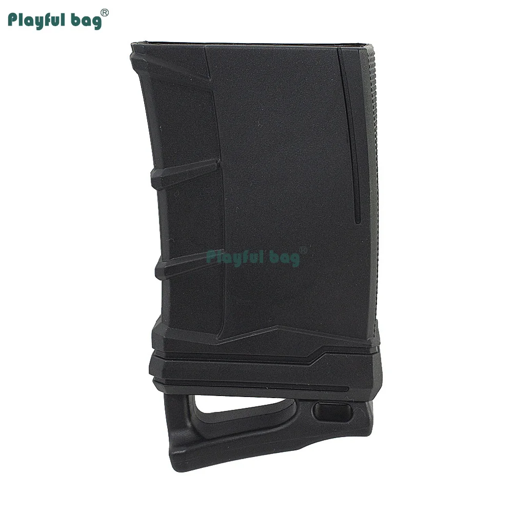 Funda de goma táctica para agarre de revista, bolsa M416 AEG Mag de extracción rápida, soporte Universal para revistas 5,56, accesorio Airsoft AQB216 - imagen 5