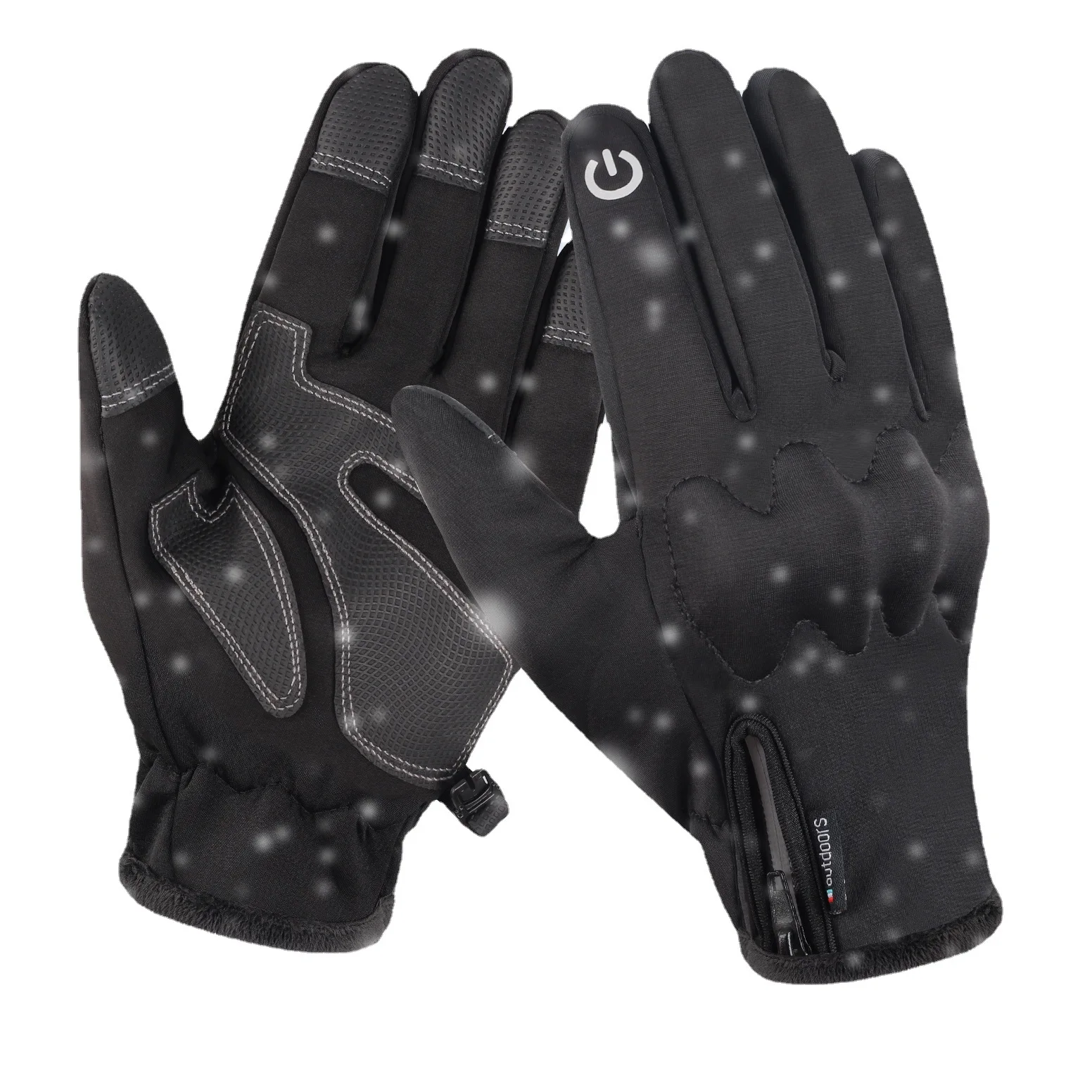 Guantes impermeables para hombre, para montar en otoño e invierno, para pescar al aire libre, para pantalla táctil, deportivos, resistentes al viento, transpirables y antideslizantes - imagen 5