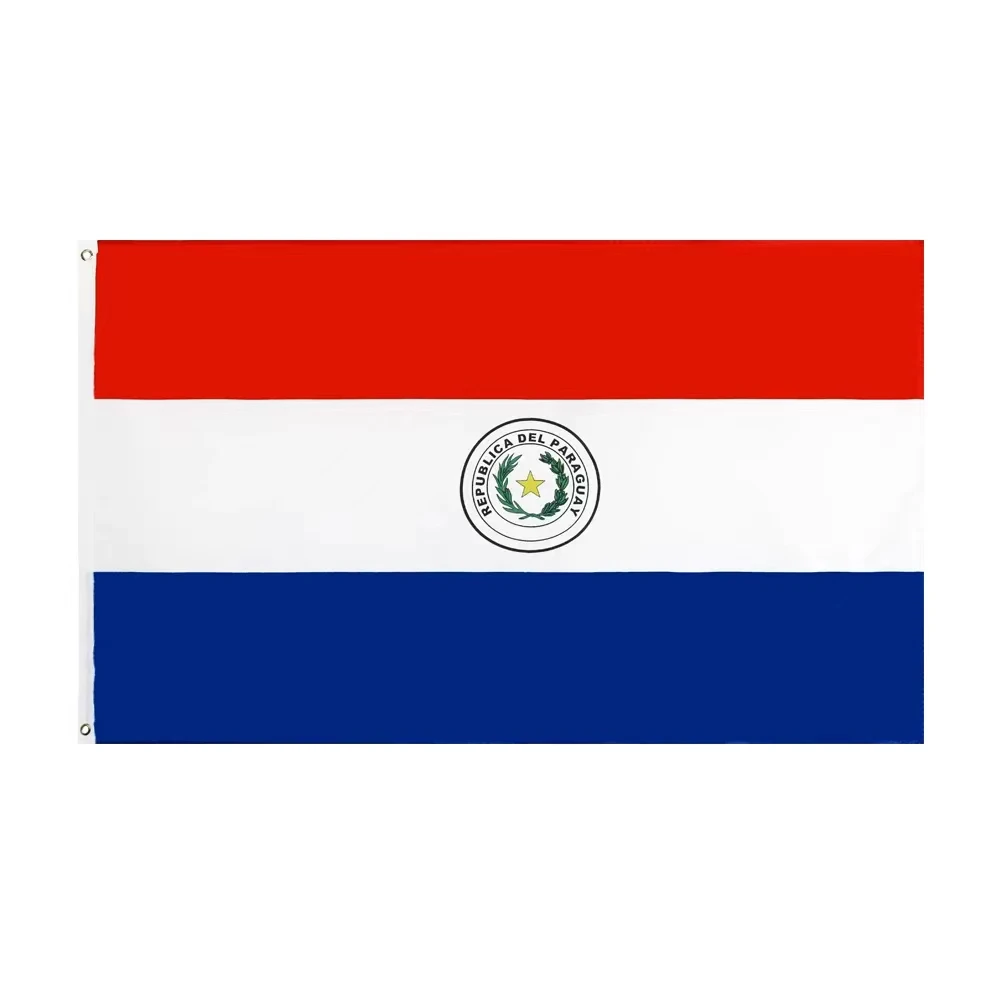Bandera de la República de Paraguay de América Latina, 90x150cm, PY PRY, bandera de la República de Paraguay, pancarta para decoración - imagen 2