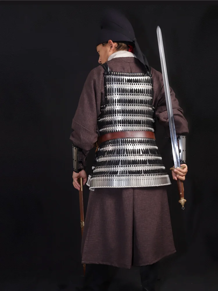 Placa de muñeca de brazo de listones de armadura china para hombres y mujeres, armadura cómoda - imagen 3