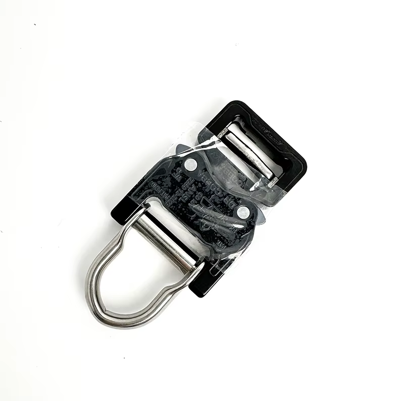 Hebilla de liberación rápida con botón pulsador de aluminio para aviones de alta resistencia, montaje de cinturón táctico, 4,5/2,5 cm - imagen 3