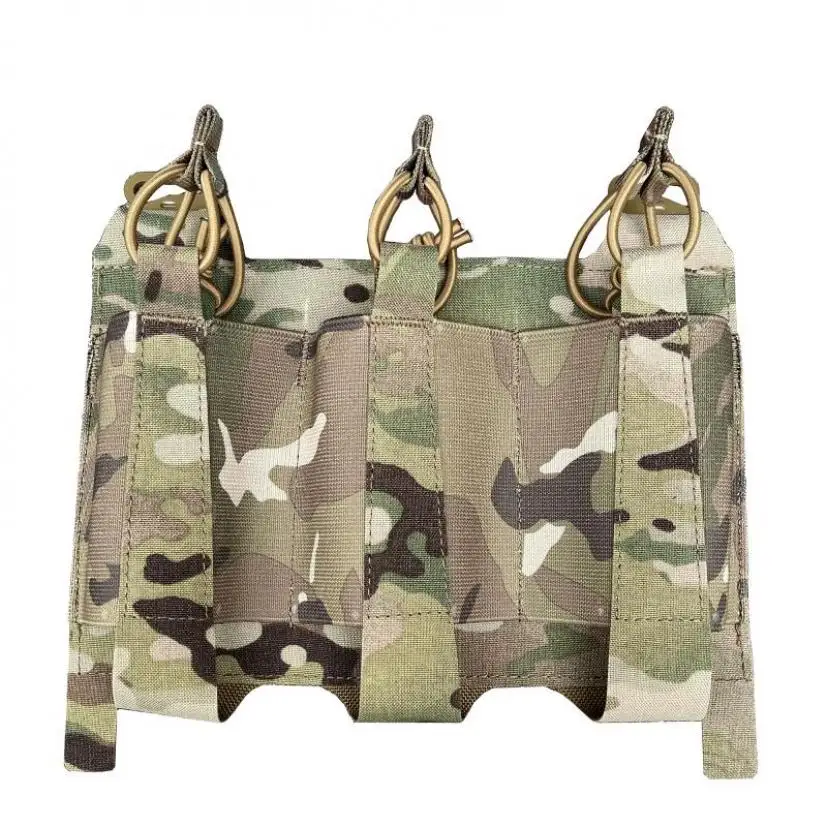 Chaleco táctico KTAR con solapa frontal, elástico, corte láser, Triple bolsa para revistas, Panel frontal de repuesto para chaleco Fcsk FERRO - imagen 2