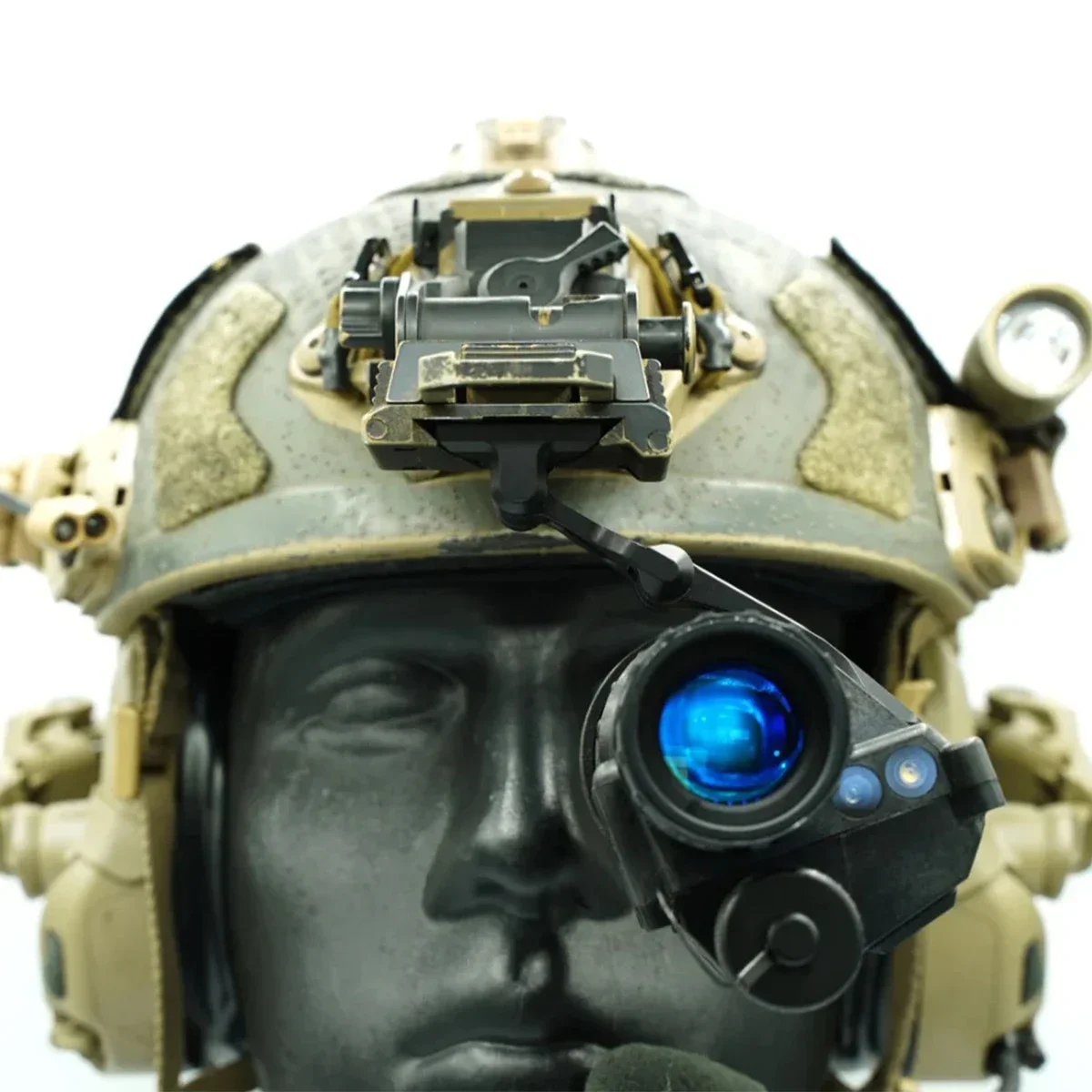 MAX14 PVS14 Metal J-arm NVG soporte ligero para AN/PVS-14 Tanto NVG nuevo soporte de visión nocturna compatible con adaptador de cola de milano L4G24 - imagen 2