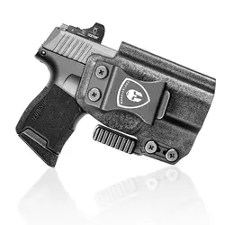 Solo para: pistola Sig P365 / P365X / P365 SAS, funda IWB Kydex, cintura interior con garra, bloqueo de sonido, corte óptico, mano derecha