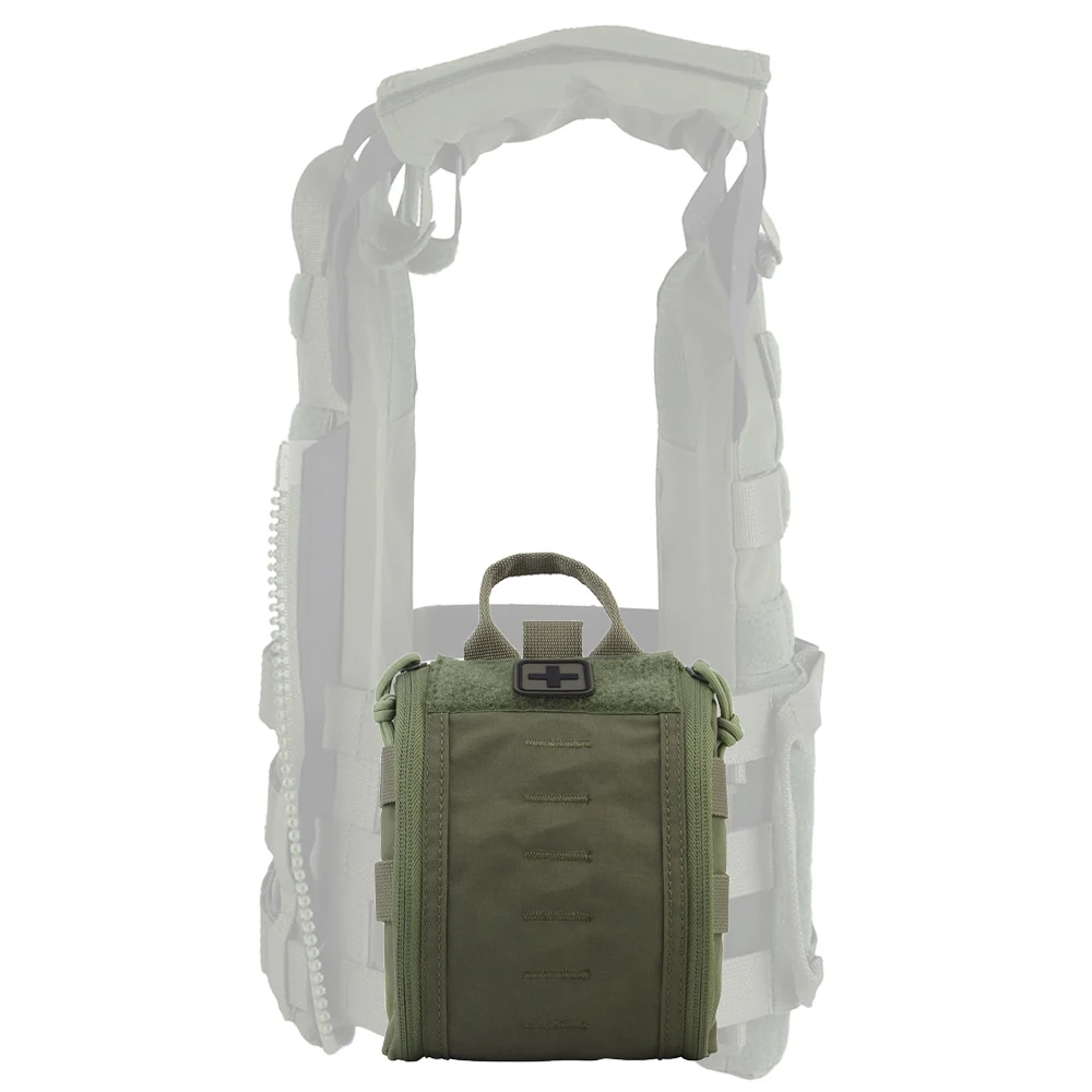 Bolsa táctica EDC Molle, riñonera IFAK de liberación rápida, botiquín médico de emergencia de supervivencia, botiquín de primeros auxilios para exteriores, equipo portador de placa