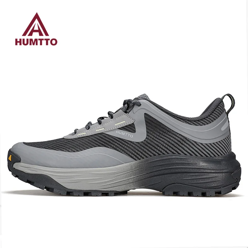HUMTTO zapatos de senderismo al aire libre, zapatillas antideslizantes para hombre, botas de trekking al tobillo, zapatos de viaje informales transpirables todoterreno, zapatos para correr - imagen 2
