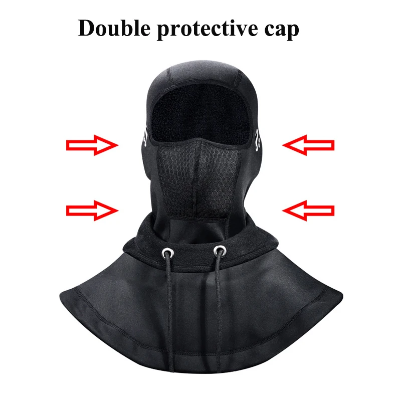 Mascarilla térmica cálida para ciclismo para hombre y mujer, gorros a prueba de viento, pasamontañas, Bandana, sombreros para bicicleta, bufanda de pesca y esquí de montaña - imagen 3