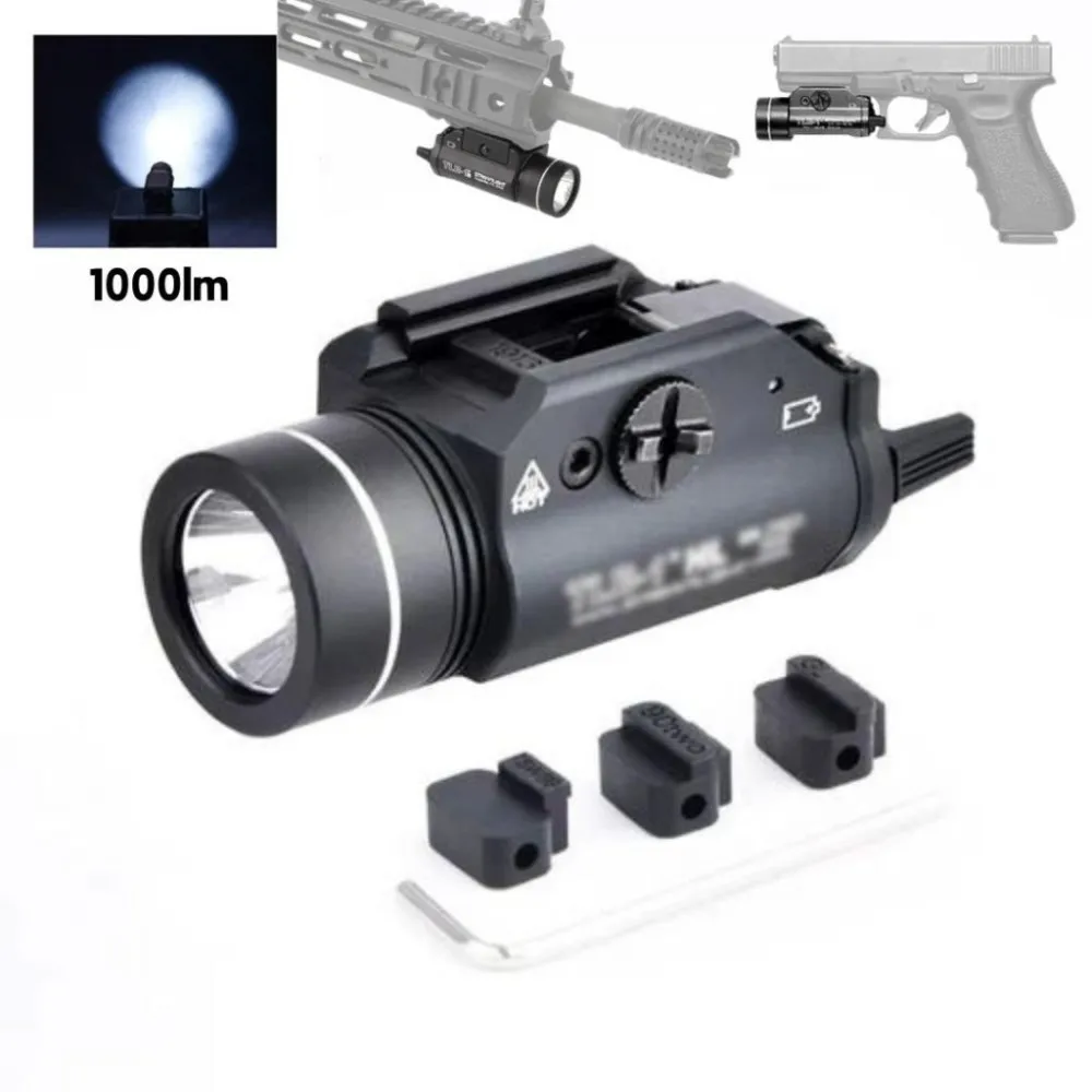 Linterna TR-1/luz de pistola táctica, adecuada para equipo táctico al aire libre, riel de 20 mm. linterna.