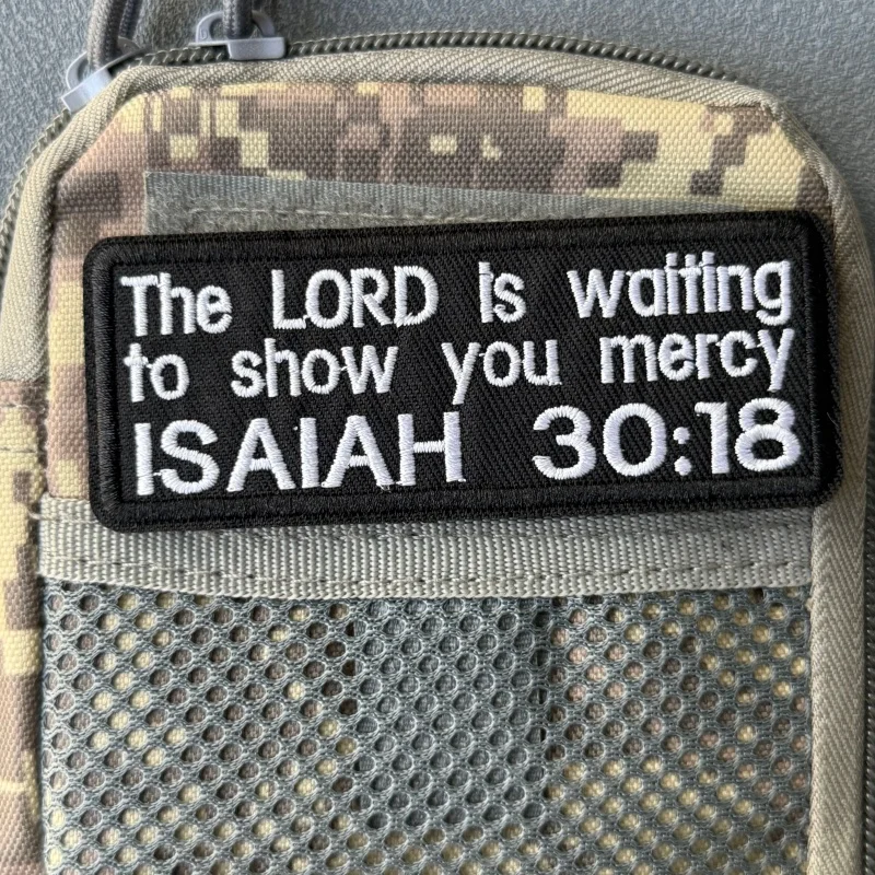 Parche táctico bordado Saiah con velcro para mochila y equipo - imagen 4