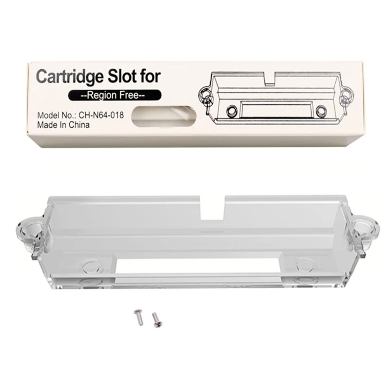Ranura cartucho para máquina juego N64, bandeja con ranura para tarjeta juego repuesto con destornilladores, para - imagen 4