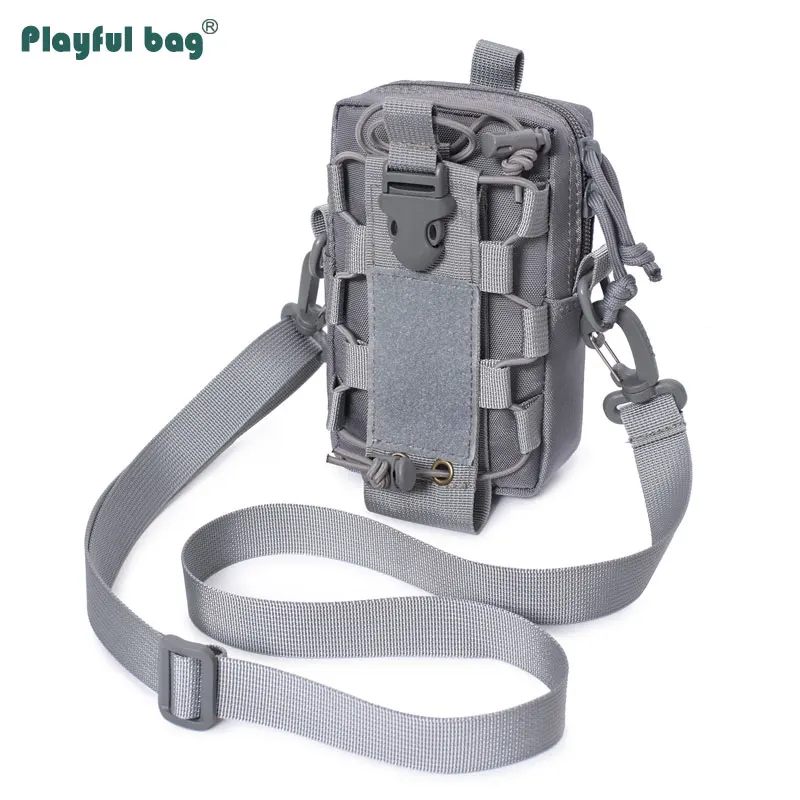 Bolsa Molle EDC para teléfono móvil con correa, soporte para hervidor de agua para acampar al aire libre, equipo multifunción para senderismo y equitación AVA204 - imagen 3