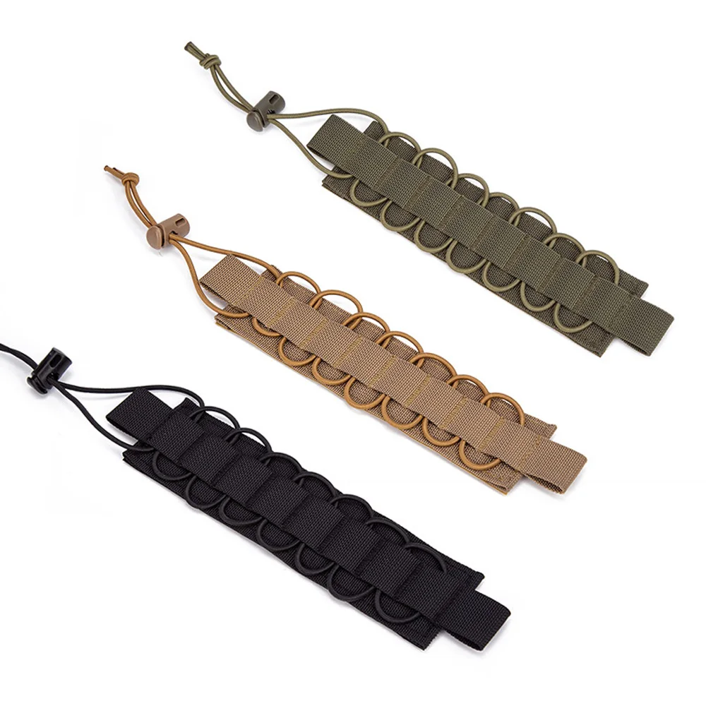 Panel de expansión de gancho y bucle - Organizador de herramientas de 8 ranuras con accesorio MOLLE - Sistema de gestión de herramientas para chaleco y mochila AQB223