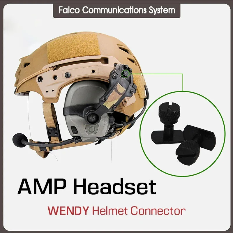 Adaptador de riel AMP EX1.0 Juego de tornillos de montaje Opción de fijación para casco Wendy - imagen 3