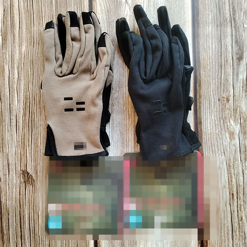 Guantes tácticos, espalda ignífuga, palma de piel de oveja, Compatible con pantalla táctil - imagen 5