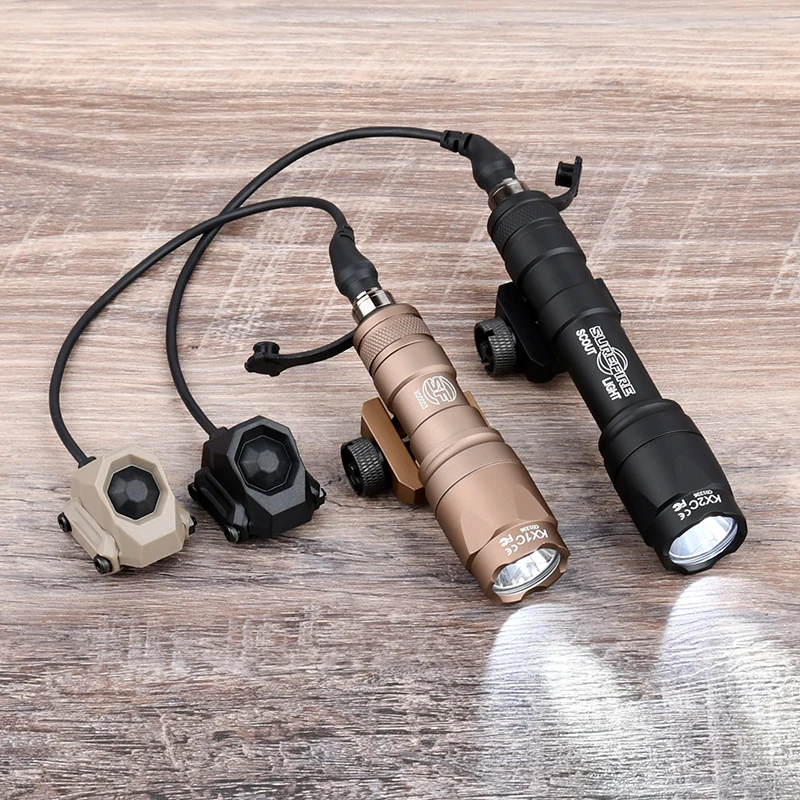 Safefire táctico M300A M600C + AXON SL interruptor de botón remoto caza M600 Scout linterna luz con marca SF ajuste riel de 20mm - imagen 2