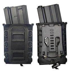 Bolsa para revistas de 5,56 mm y 7,62 mm con clip MOLLE y clip para cinturón Bolsa universal para soporte magnético