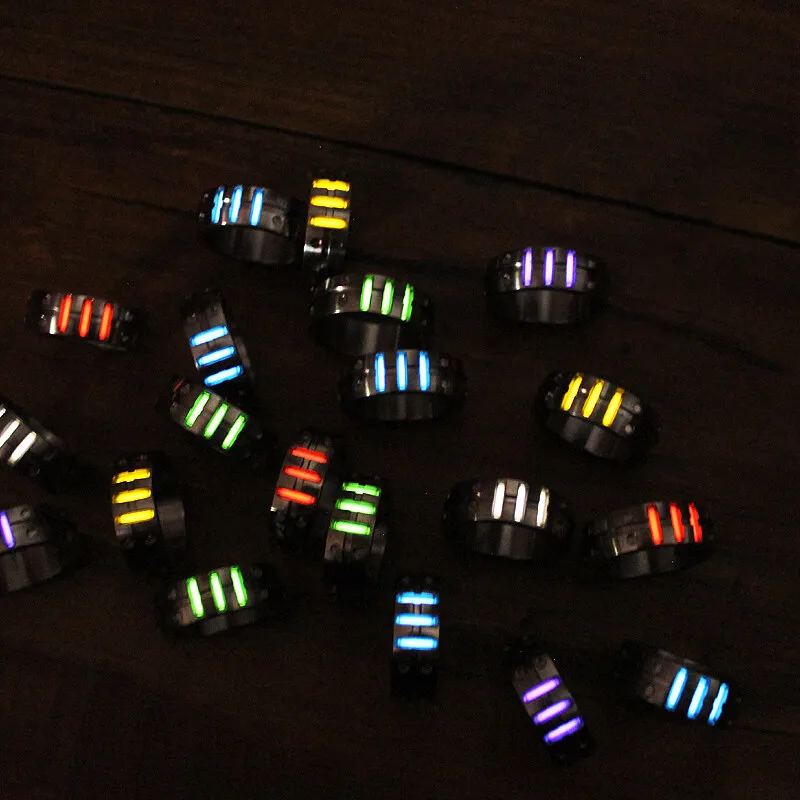 Anillo de cuero de caballo de titanio, colgante de collar, anillo EDC, juguete para regalo de moda - imagen 5