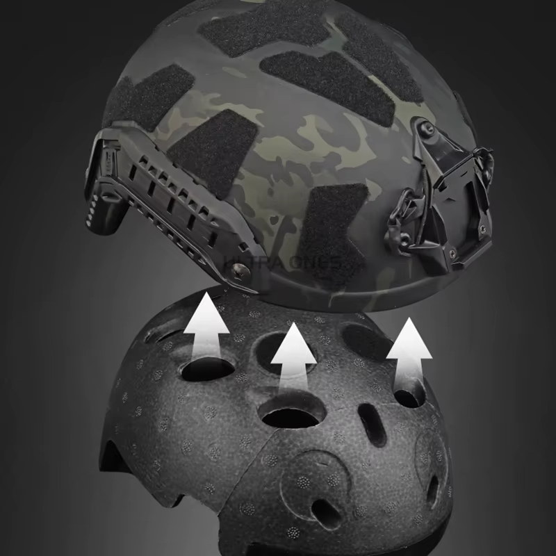 CS Airsoft Casco táctico FAST High Cut semioculto con suspensión - imagen 5