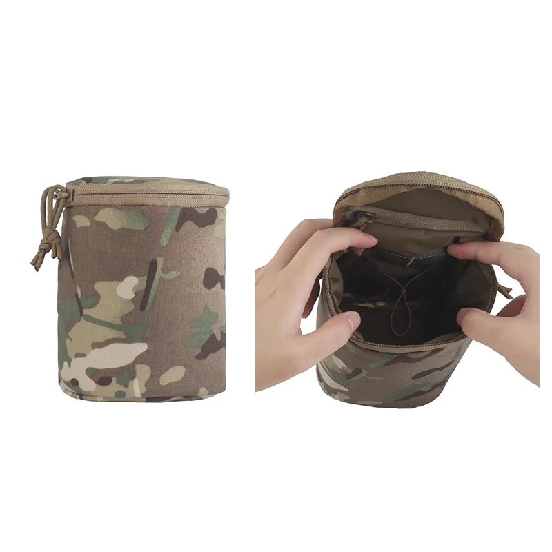 Bolsa de almacenamiento para gafas de visión nocturna táctica, estilo Ferro, acolchado suave, NVG, bolsillo Molle, caza, tiro, Airsoft, bolsa para revistas, equipo - imagen 2