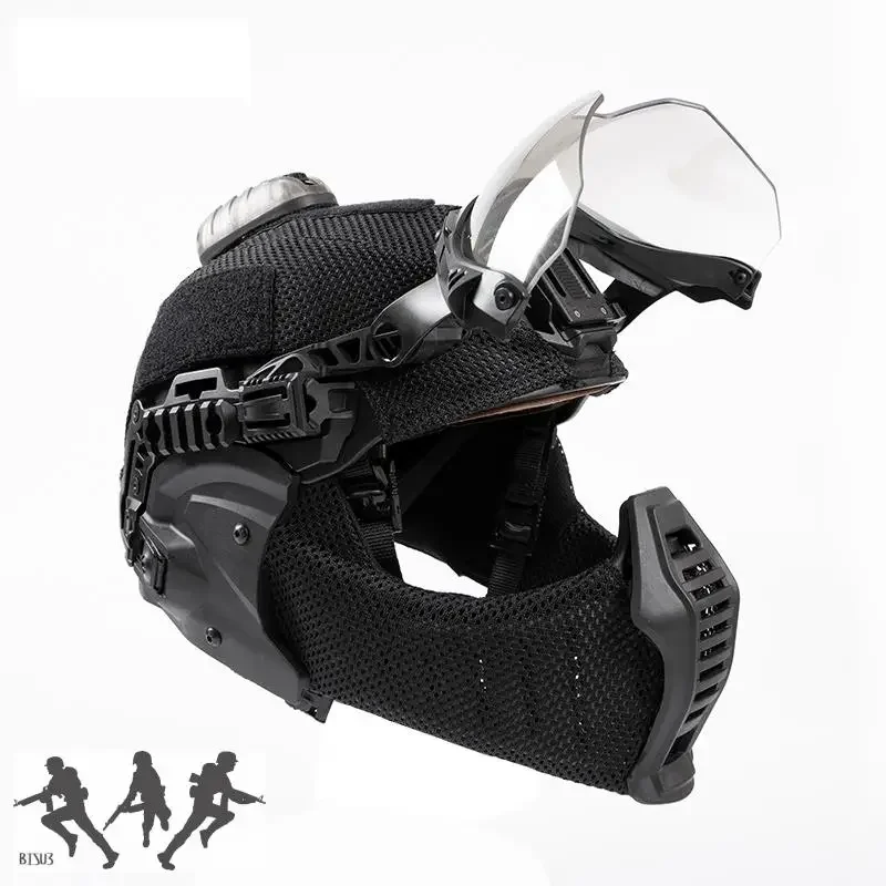 Casco FMA EX Todo Terreno Mandible Media Mascarilla CS Ear Face Protect Mascarilla protectora integrada - imagen 5