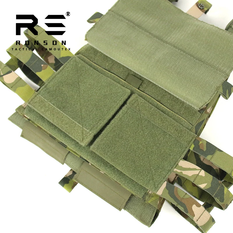 Chaleco táctico de liberación rápida simplificado, chaleco AVS de cinco camuflaje grande - imagen 4